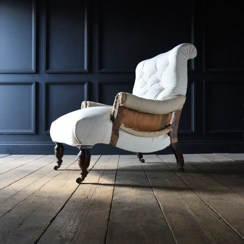Large 19th Century Engish Country House Armchair.