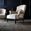 Pair of 19th Century Napoleon III Armchairs and Fitted Stool, Duchess Suite. Inclusive of Upholstery
