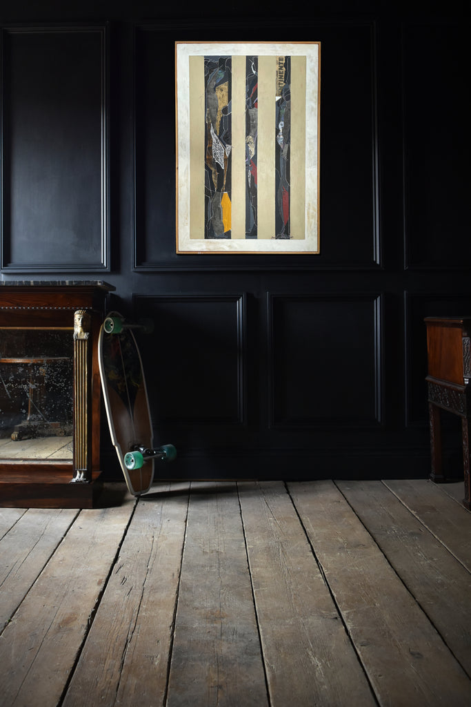 Abstract Profile II, Oil and Collage on Canvas. Peter Jackson b.1930