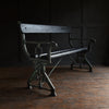 19th Century Aesthetic Cast Iron Bench. In The Manner of Christopher Dresser.