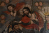 Huge 17th Century Continental Oil on Canvas. Religious Study
