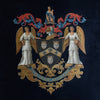 Exceptional Painted Coat of Arms of Sir Thomas Guy, Founder of the Guy's Hospital.