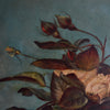 Delightful French Oil Painting of Roses. Dated 1913