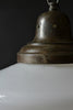 1920s Belgian Opaline Chapel Pendent Light
