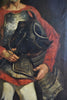 Impressive 19th Century Near Life-Size Painting of a French Knight.