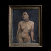 Alluring 1930's French Painting Study of a Nude.