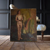 Nude Life Study by Alys Woodman. Malvern School 1920-1950.