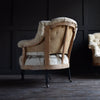 Pair of 19th Century Napoleon III Buttoned Tub Armchairs, Upholstery Inclusive.