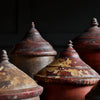 Collection of Six Hindu Bindi Ceremonial Powder Jars.
