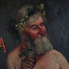 Charming 19th Century French Oil on Canvas  'Bacchus the God of Wine'