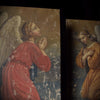 Beautiful Pair of Large French 19th Century Paintings of Angels.