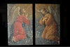 Beautiful Pair of Large French 19th Century Paintings of Angels.
