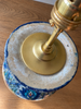 19th Century Glazed Iznik Vase Lamp.