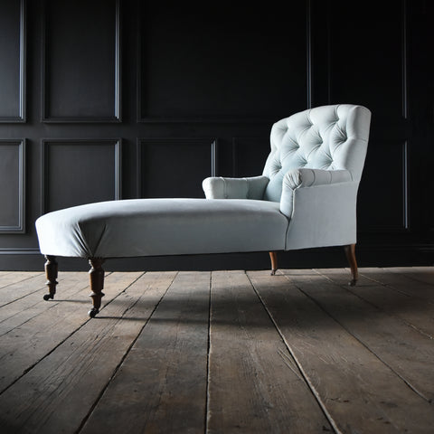 Napoleon III Button Back Chaise Lounge, Circa 1880