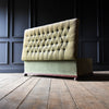 Large 19th Century Button Top Ottoman Seat. Inclusive of Upholstery
