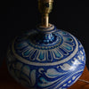 A 19th Century Multan Underglaze-Painted Pottery Vase Lamp.