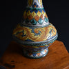 Mid Century Italian Faience Ceramic Lamp.