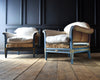 Pair Of Excellent French Painted Armchairs. Circa 1900.  Reupholstery Inclusive