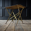 Charming 1920's Folding French Bistro Table.