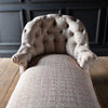 French Napoleon III Ebonised Button Back Chaise Lounge. Circa 1880. **RESERVED**