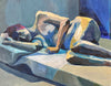 Large Mid Century British Impressionist Study of a Nude.