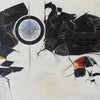 Abstract Cill Rialaig 'Cross 1' Oil And Collage On Canvas, Peter Jackson b1930.