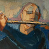 Man with a Flute.  Morris Nitsun 1966.