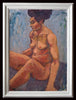 Pair Of Nude Expressionist Paintings, John Mitchell.