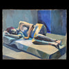 Large Mid Century British Impressionist Study of a Nude.