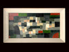 Mid Century British Impasto Abstract, Oil On Canvas.