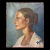Spanish Portrait of a Young Woman. Circa 1940.