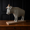 French Fabric Mache Butchers Model of a Bull  ****RESERVED*****