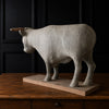 French Fabric Mache Butchers Model of a Bull  ****RESERVED*****