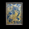 A set of Four 18th Century Spanish Embossed Leather Panels.
