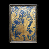 A set of Four 18th Century Spanish Embossed Leather Panels.