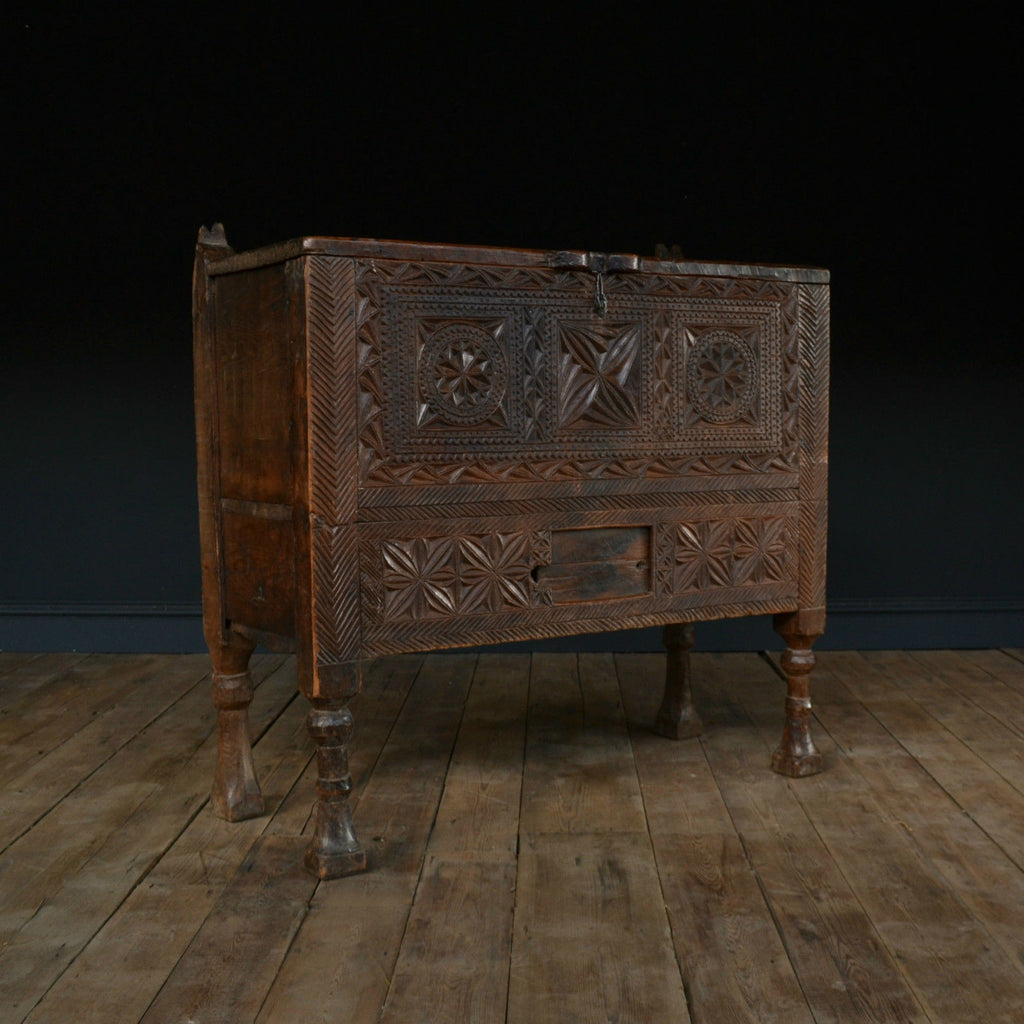 Antique 18th Century Continental “Coffer” Chest