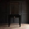 Edwardian Ebonised Oak Museum Display Cabinet.