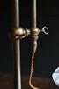 Attractive Vintage Rise and Fall Brass Table Lamps. Circa 1940.