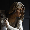 Intriguing 19th Century Plaster Bust of a Medieval Woman.