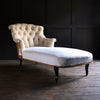 French Napoleon III Button back Chaise Longue, Upholstery Inclusive.