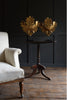 A Pair of Early 19th Century Italian Gilt Wood Sconces on Stands.