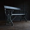 19th Century Aesthetic Cast Iron Bench. In The Manner of Christopher Dresser.