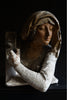 Intriguing 19th Century Plaster Bust of a Medieval Woman.