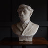 Antique French Plaster Bust of a Gentleman