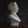 Antique French Plaster Bust of a Gentleman