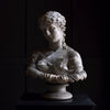 19th Century Life Size Plaster Bust of Clytie.  Provenance: Standen Hall, Clitheroe