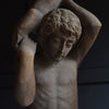 Pair of Beautiful Large Carved Wood Caryatid Figures.