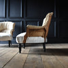 Pair of 19th Century Napoleon III Shield Back Armchairs. Upholstery Inclusive.