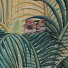 Large scale Balinese Botanical Painting of Parrots and finches. Circa 1970 'RESERVED'