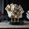 Decorative Large Vintage White Reef Coral Specimen on Stand.